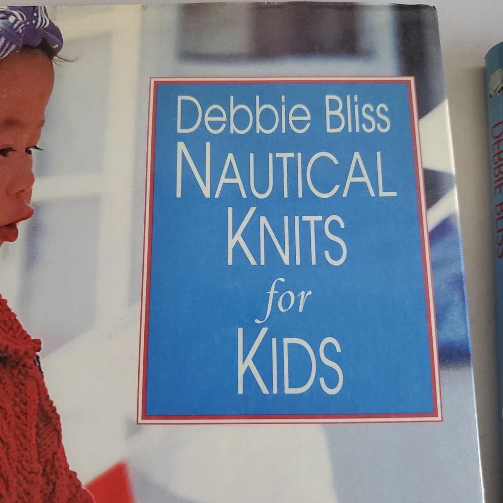 Lot of 4 Debbie Bliss Knitting Pattern Books Family Knits Country Cotton Nautica